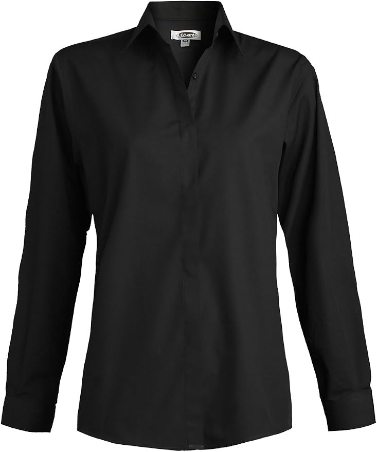 Edwards Ladies Long Sleeve Oxford Shirt 