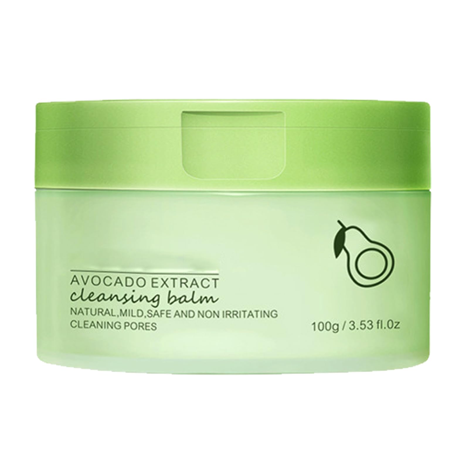 Avocado Cleansing Balm,Natural Avocado Makeup Remover,Makeup Melting Cleansing Balm,Remover Balm Cleaner for Eye Lip Face Makeup Travel,Cleansing Balm,Makeup Remover Balm