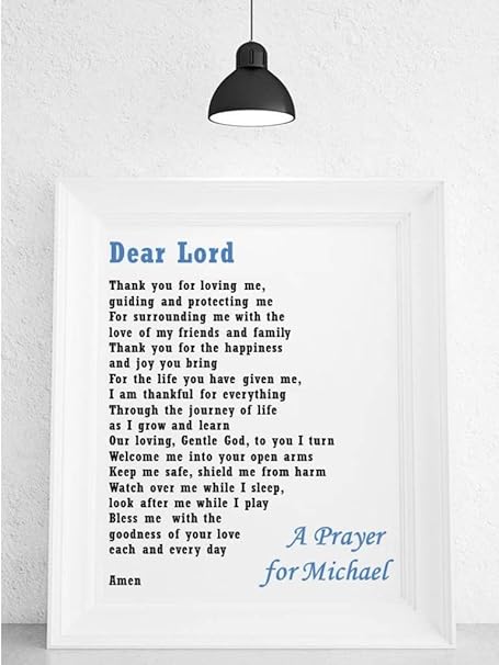 Placa personalizable en inglés para rosario de poema para ropa de niños