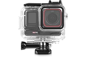 KETOPKIN Dive Case for Insta360 Ace Pro,60M/196FT Underwater Waterproof Diving Housing Cover Protective Shell for Insta360 Ace Pro Housings with Bracket Camera Accessories