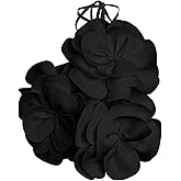 GORGLITTER Women's 3D Flower Halter Camisole Top Floral Sleeveless Going Out Country Concert Outfits