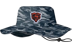 FOCO Men's NFL Team Logo Sport Outdoor Sun Bucket Boonie Hat