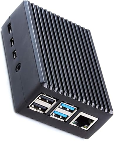 Qinhum Carcasa de Aleación de Aluminio Carcasa de Disipación de Calor Carcasa de Metal Compatible para Raspberry Pi