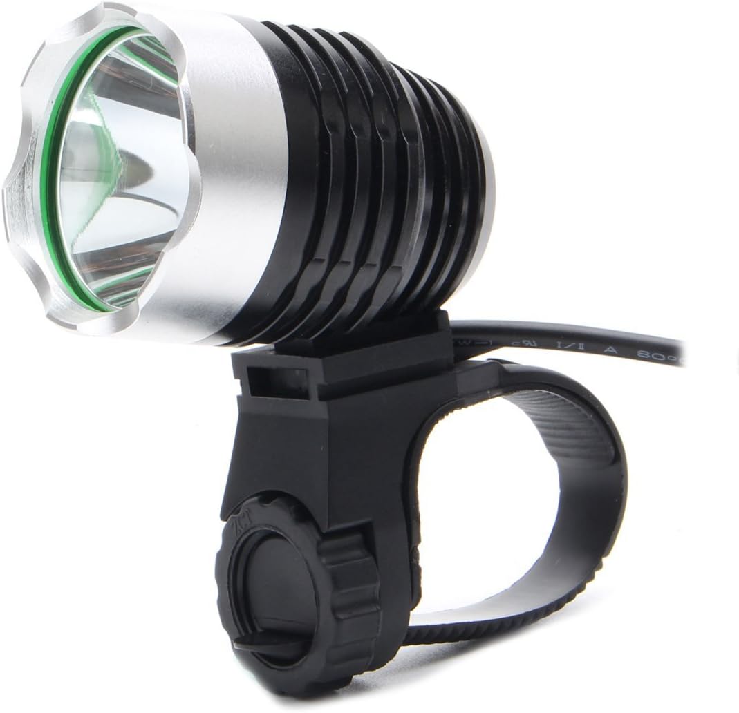 NoxFire 6-Mode 1-LED White Light 3.7~8.4V USB Powered Bike Headlamp Easily Powered by Mobile Power Bank, Computer and Any Other Device with USB Port