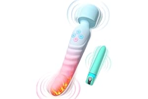 G Spot Vibrator Wand & Bullet Vibrator Set - Vibrators Sex Toys for Women, Clitoral Stimulator Dildo with 7 Vibrating Modes, 
