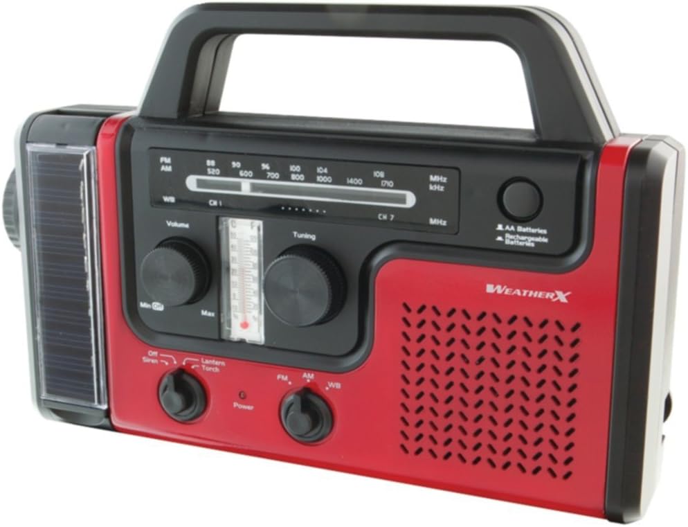 Weatherx Wr383r Weatherband Am/Fm Radio With Flashlight