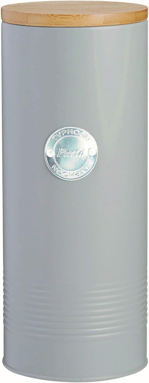Typhoon Living Grey Pasta Storage Jar 2.5Litre, 27cm
