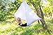 Aum Active Aerial Yoga Hammock - Include Aerial Silk Fabric, Carabiners, Extension Straps, 30-Day Pose Guide - Premium Yoga Swing for Antigravity Exercises, Inversion & Sensory Therapy (White)