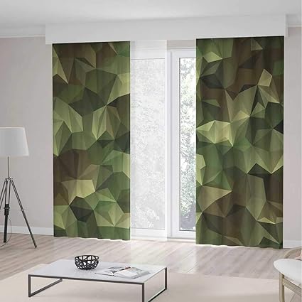 YOLIYANA Cortinas opacas para recámara, salvia para sala de estar