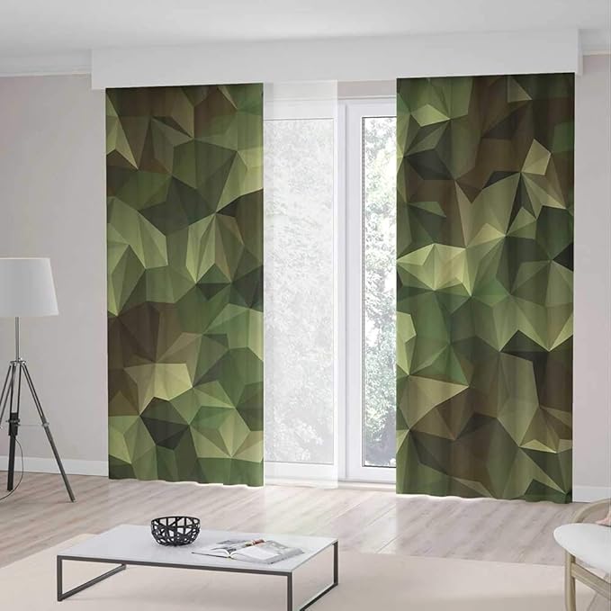 YOLIYANA Cortinas opacas para recámara, salvia para sala de estar