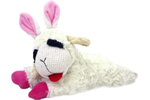 Multipet Easter Bunny Ears Lamb Chop Dog Toy 11"