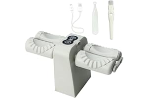 Electric Dumpling Maker, Automatic Dumpling Maker Double Head Food Grade Electric 2 Modes Ravioli for Household Making Dumpli