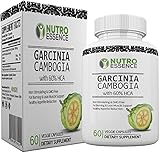 Nutro Essence Garcinia Cambogia Weight Loss Dietary Supplement 60 Veggie Capsules | Highly Potent & Natural 800mg Extracts For Men & Women | Lose Weight, Burn Fat, Suppress Appetite & Boost Energy
