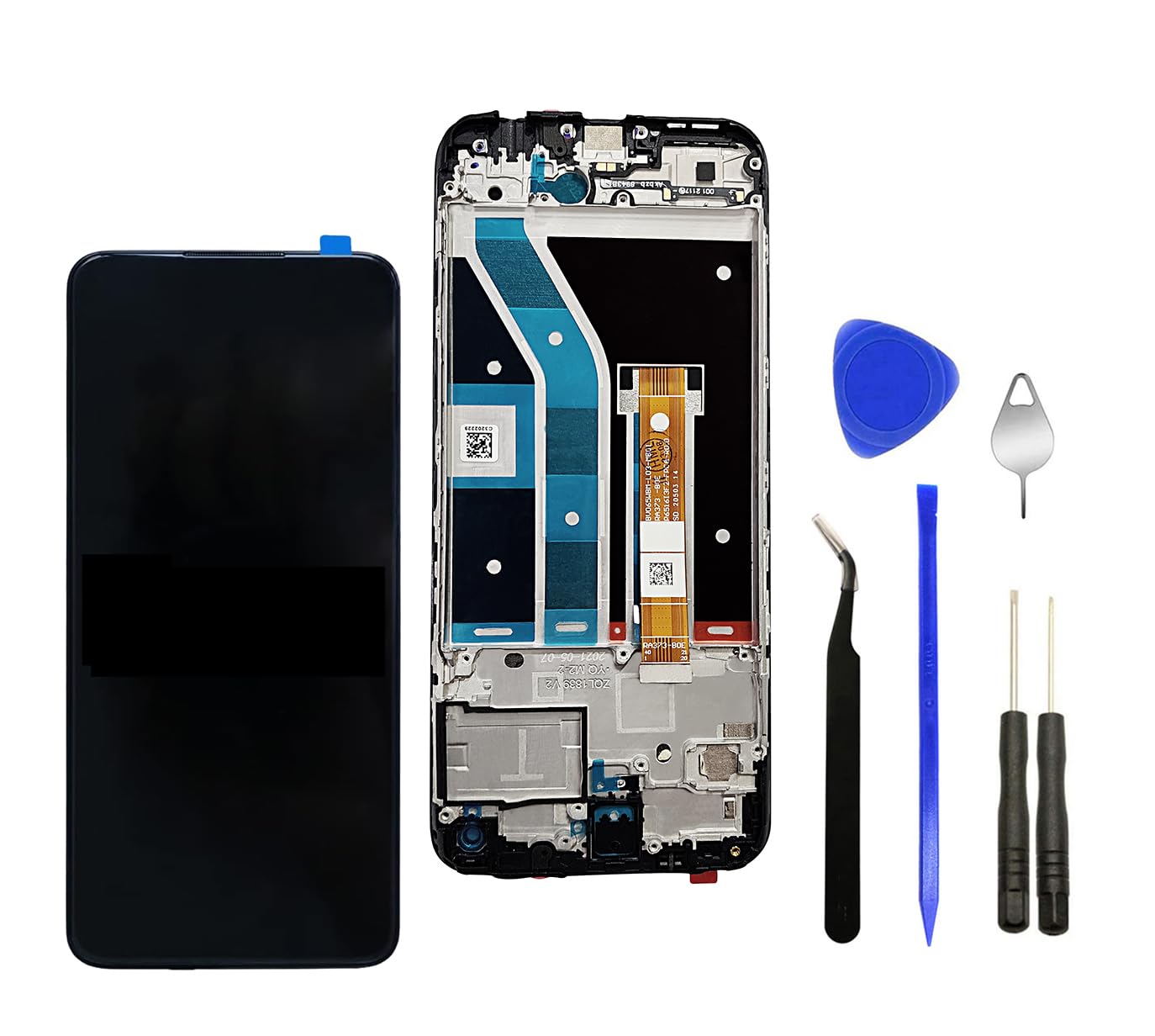 Photo 1 of Eaglewireless LCD Digitizer LCD DisplayTouch Screen Assembly with Frame Housing Replacement for OnePlus 1+ Nord N100 BE2015 BE2013 6.52" +Toolkit