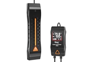 hygger Aquarium Heater 300W 500W 800W 1000W 1200W, Large Adjustable Fish Tank Heater with Intelligent Automatic Power-Off System, Water Heater with LED Digital Display, for Saltwater and Freshwater