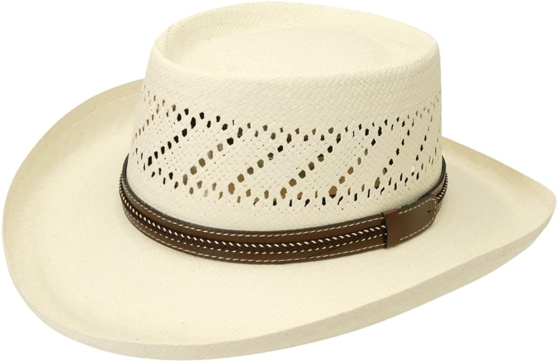 Black Creek Men's Gambler Straw Hat - Bc9016
