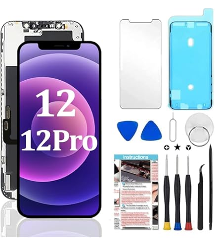 Amazon.com: for iPhone 12 & iPhone 12 Pro Screen Replacement