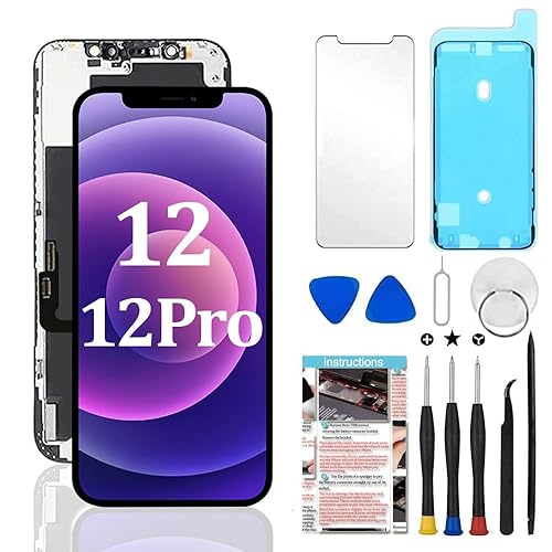 for iPhone 12/12 Pro Screen Replacement inch, 3D Touch LCD