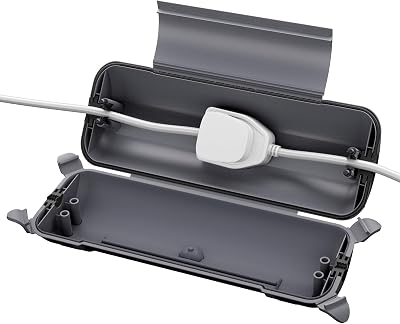 Restmo Outdoor IP44 Waterproof Connection Box 29x11x7.5cm Grey