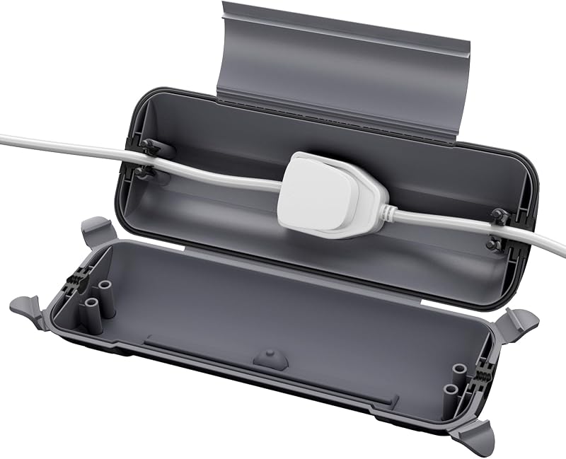 Restmo Outdoor IP44 Waterproof Connection Box 29x11x7.5cm Grey