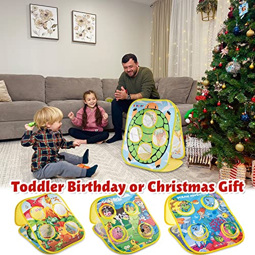 RaboSky Bean Bag Toss Games for Toddlers 135 Birthday Party, Dinosaur