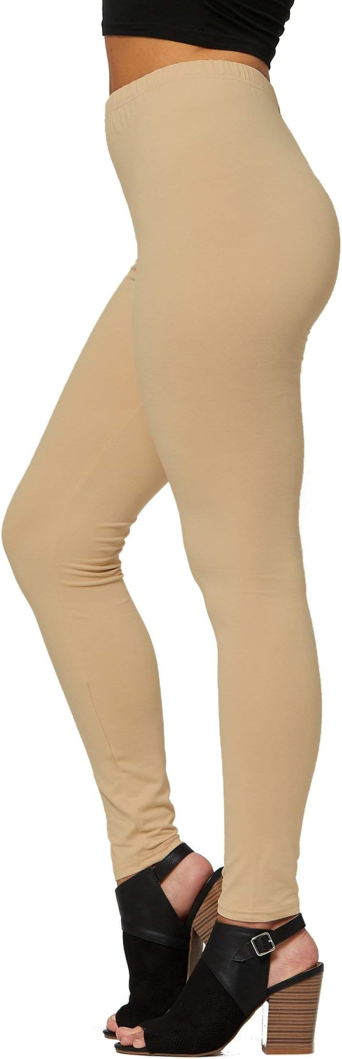 Conceited Buttery Soft Women's High Waisted Leggings - Reg and Plus Size - Solid and Printed Designs