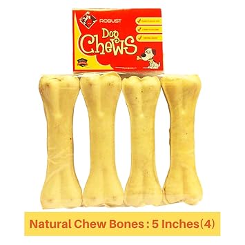 Robust Dog Chew Bones : 5 inches(4)