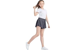 LEFTEAR Flowy Shorts for Teen Girls Workout Running Athletic Tennis Butterfly Skirts Preppy Trendy Cute Clothes Summer