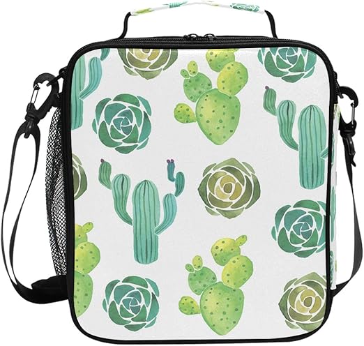 cactus lunch bag