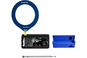 GOOZEEZOO Si4732 Mini Radio Pocket Shortwave Radio Receiver V2.23 | AM/FM/LSB/USB All Band Receiver Loop Antenna for Outdoor 