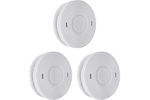 ANKA Smoke and Carbon Monoxide Detector Alarm,10 Year Battery, Not Hardwired, Dual Sensor Smoke CO Combo Alarm with Silence Function, UL 217 & UL 2034