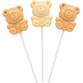 Teddy Bear Lollipops - 12 Pieces