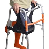 Caredgitz Walker Knee Sling, Adjustable Knee Rest with Padding for Surgery Recovery, Alternative to Crutches &amp; Knee Scooters for Non Weight Bearing, Walker Accessories for Ankle/Foot Injuries - Right