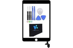 Kakusiga Compatible with iPad Mini 3 (3rd Generation) Display Touch Screen Digitizer Glass OEM Assembly, IC Chip, Adhesive Tape, and Repair Toolkit Without Home Button,not an LCD(Black)