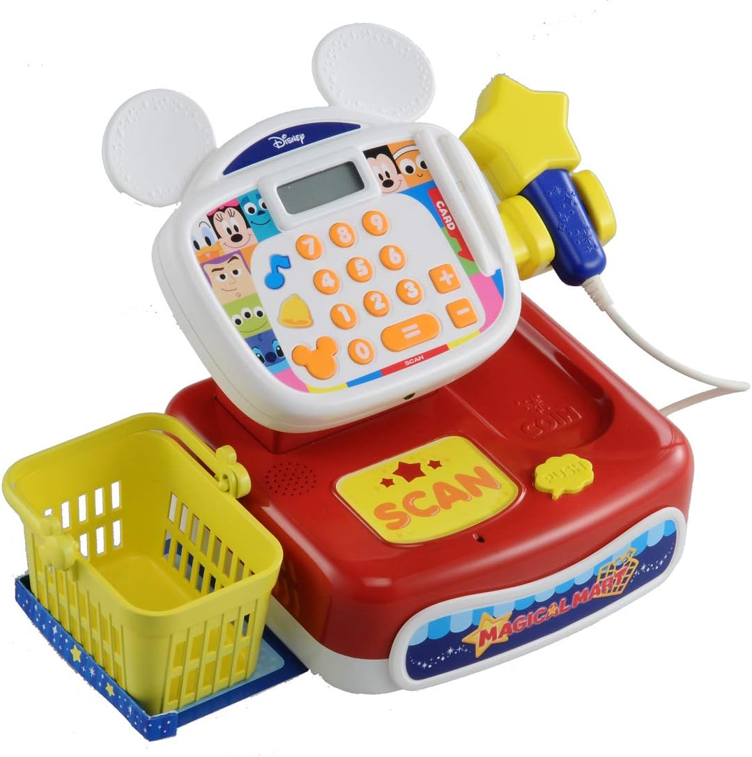 Amazon ディズニー マジカルマート 英語と日本語 スキャンでおしゃべり ドリームレジスター お店屋さん おもちゃ