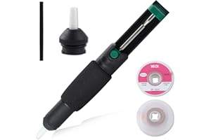 LEONTOOL Solder Sucker, Desoldering Pump Solder Sucker Tool, No Clog Solder Removal Tool with Powerful Extractor Vacuum Sucti