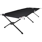 Teton Outfitter Camping Cot, Heavy-Duty Oversized Folding Cot for Adults, Comfortable Elevated Sleeping Bed, Easy Setup