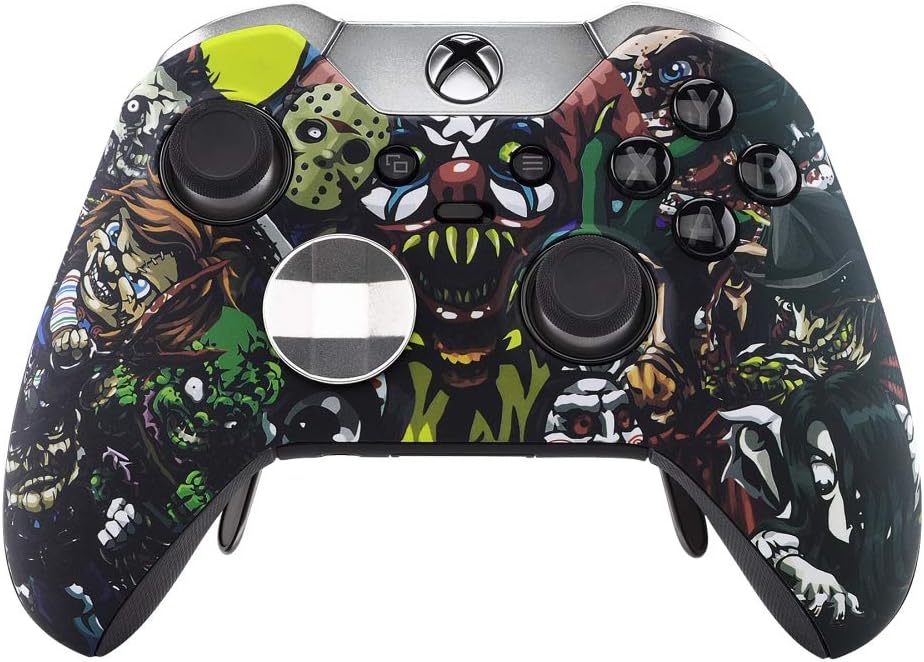 eXtremeRate à Motifs Avant Boîtier Coque Faceplate pour Xbox One Elite avec Thumbstick