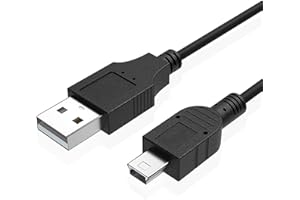 6.6Ft Mini-USB Charging Cable Fit for Garmin Nuvi GPS 66LM 67LM 68LM 40 42LM 44 52LM 54LM 55LMT 56 57 57LM 58 65LM 200w 205w,