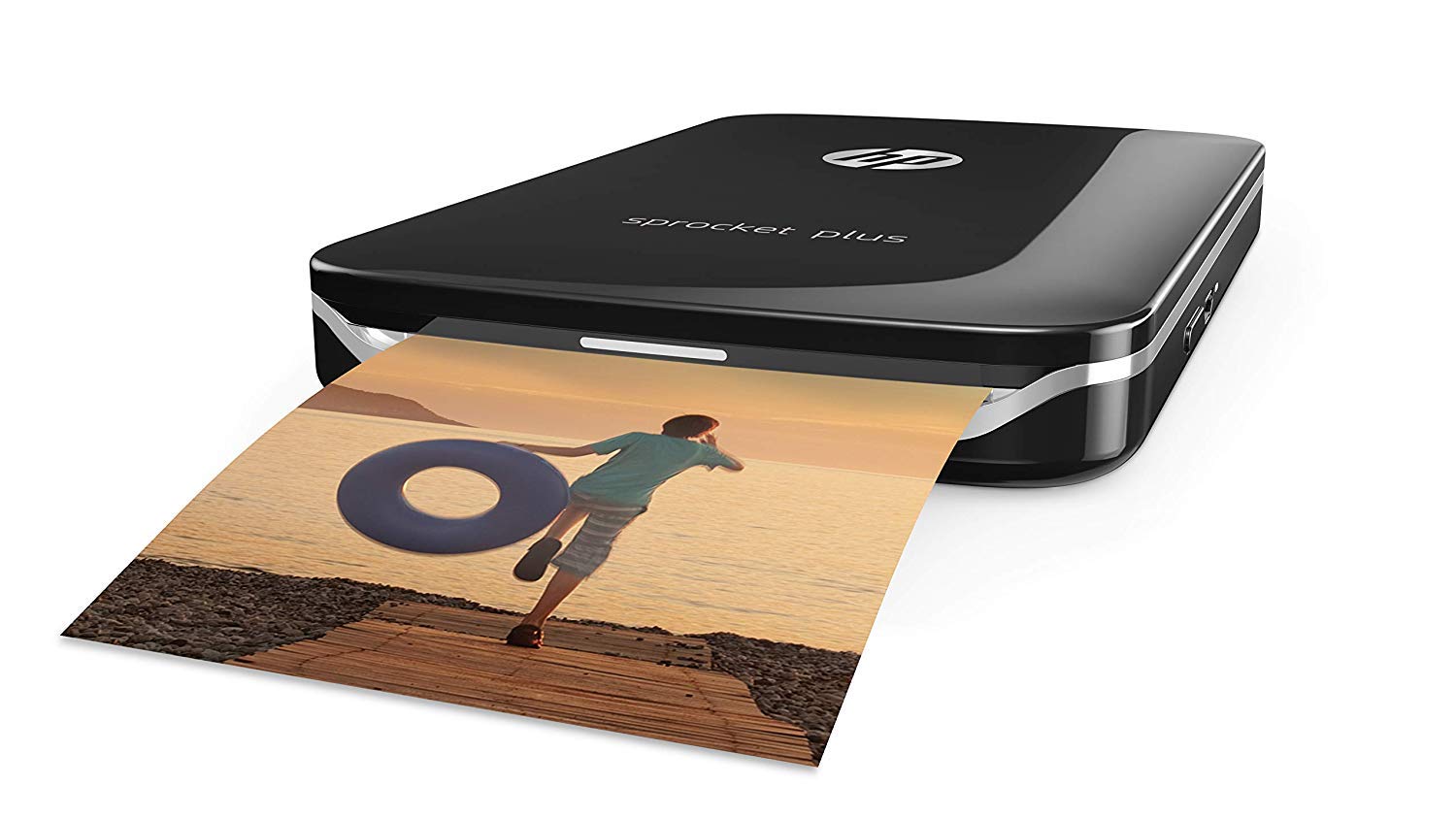 Amazon.in Buy HP Sprocket Plus Instant Photo Printer (Black) Online at