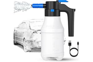YDFL Electric Foam Sprayer with USB, Electric Pressurized Foam Sprayer for Car Washing,Foam Sprayer Suitable for Home, Garden and Car Beauty and Cleaning,Car Washing Accessories（1.5 Liters）