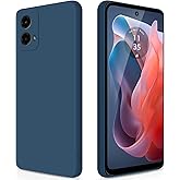 GiiYoon Silicone Case Compatible with Moto G 5G 2024 /Moto G Play 5G 2024, Full Body Silky Soft Touch Phone Case with Camera 