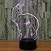Cirkooh Unicorn 3D Optical Illusion Lamp 7 Colors Change Remote Control and Touch Button LED Night Light Perfect Gifts Toys for Children Kids