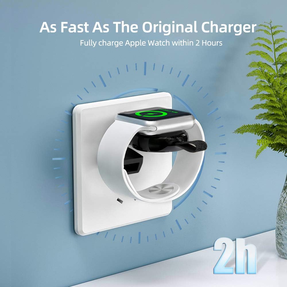 NEWDERY Wireless Charger for Apple Watch Magnetic iWatch Charger - Image 4