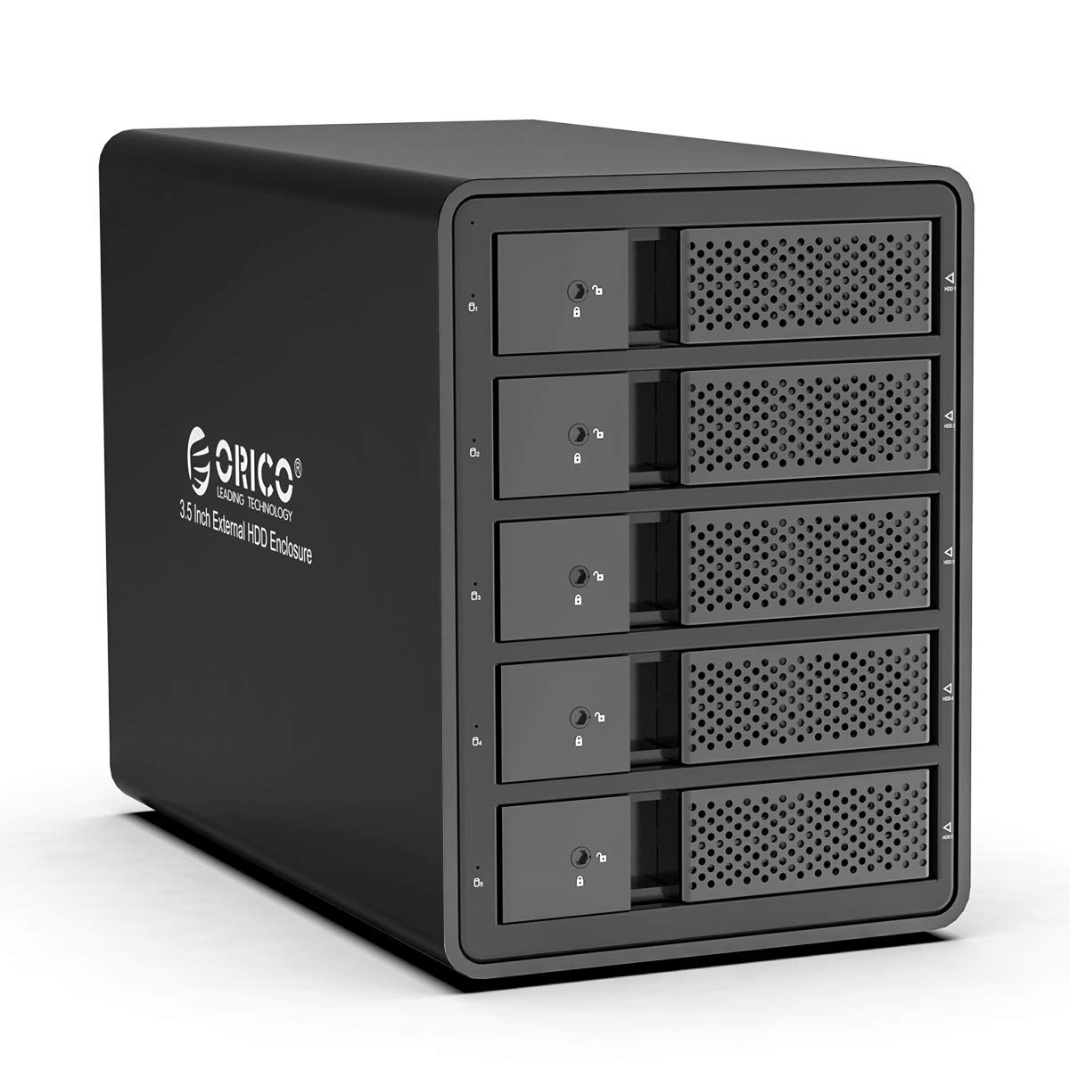 ORICO 5 Bay USB 3.0 to SATA External Hard Drive Enclosure for 3.5 inch