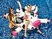 2 Swimline LOL 90268 Swimming Pool Kids Giant Rideable Cow Inflatable Float Toys