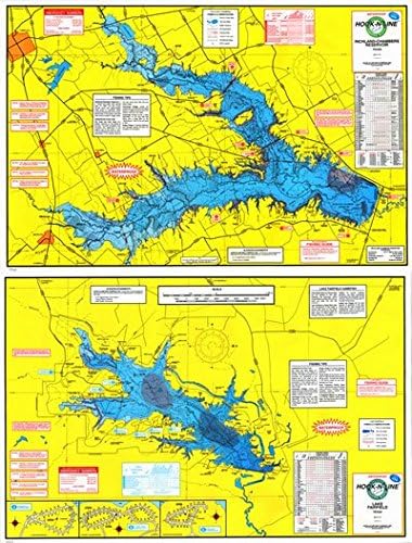 Amazon Com Topographical Fishing Map Of Richland Chambers