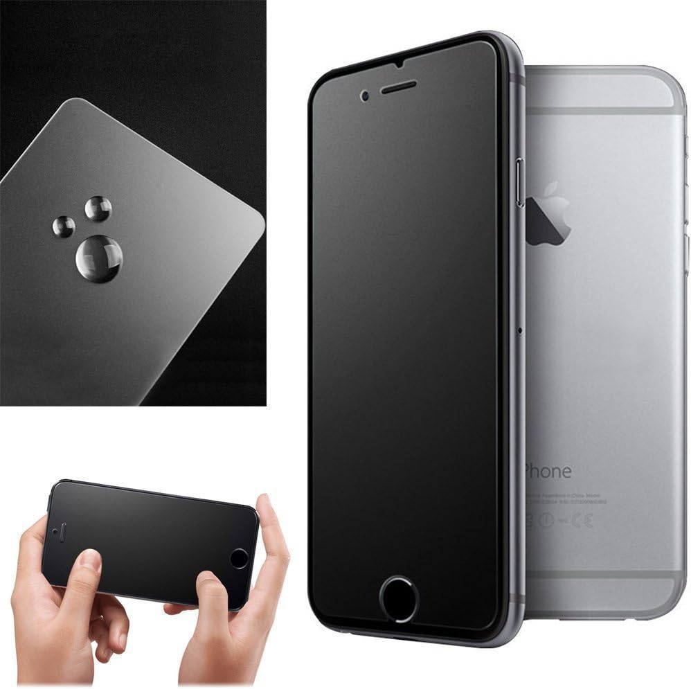 LITUO iPhone 6 Plus Screen Protector Matte Anti-Glare & Anti-Fingerprint 9H HD Clear Tempered Glass Film Smooth as Silk (iPhone 6 Plus)