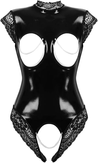 Ensemble Costume Disco Femme - Justaucorps Manches Longues & Jupe Évasée - Brillant 100% Polyester - Pour Soirée, Boîte De Nuit, Festival