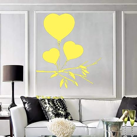 Arte Romantico Etiqueta De La Pared Para El Dormitorio Dibujo